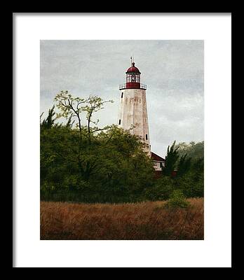 Sandy Hook Lighthouse Framed Prints