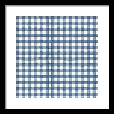 Checked Tablecloths Framed Prints