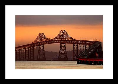 San Rafael Bridge Photos Framed Prints