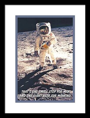 One Small Step For A Man Paintings Framed Prints