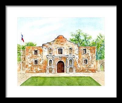 United States Mission Church Paintings Framed Prints