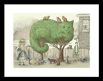 Topiaries Framed Prints