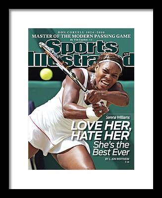 Serena Williams Framed Prints