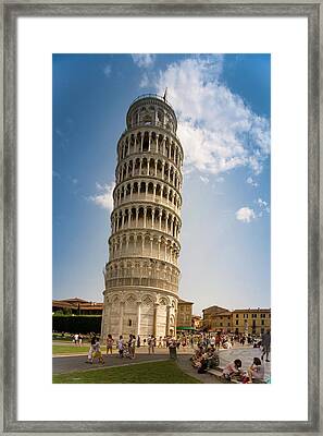 Leaning Tower of Pisa with Cathedral Square Italy Limited Edition Fine Art Print