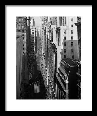 Trinity Wall Street Framed Prints