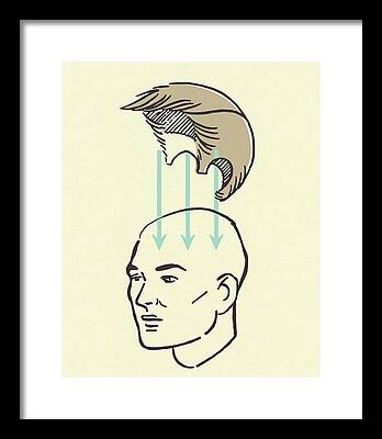 Bald Head Framed Prints