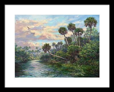 St. Lucie County Paintings Framed Prints
