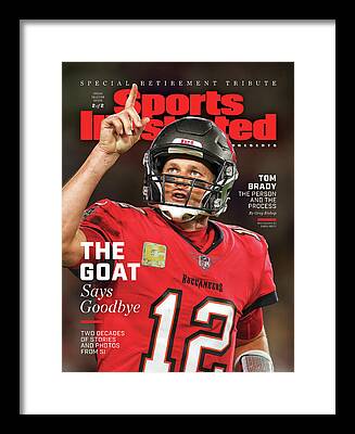 Joe Burrow 2022 NFL Football Preview Sports Illustrated Issue Cover Framed  Print