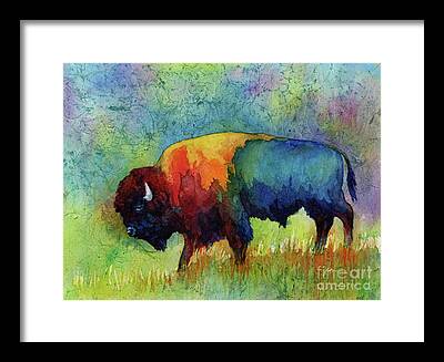 Western Buffalo Framed Art Prints