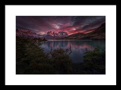 Torres Del Paine National Park Framed Prints
