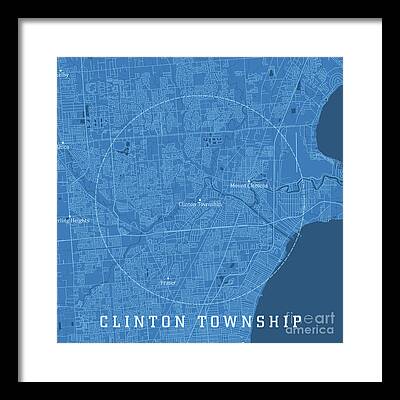 Clinton Township Framed Prints