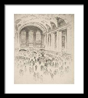 Concourse Drawings Framed Prints