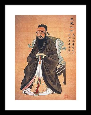 Confucius Framed Prints