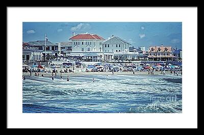 Monmouth Beach Framed Prints