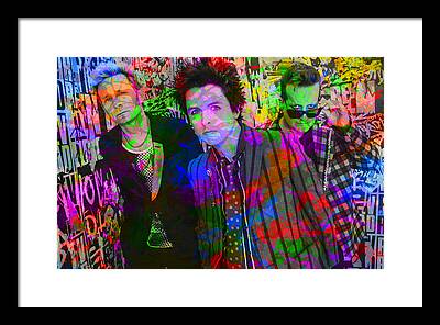 Green Day Framed Prints