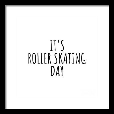 Roller Skating Framed Prints