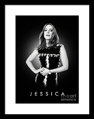 Jessica Chastain Framed Prints