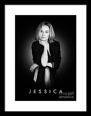 Jessica Digital Art Framed Prints