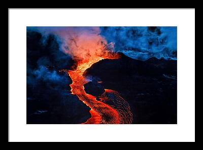 Volcanic Cones Framed Prints