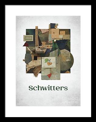 Kurt Schwitters Framed Prints