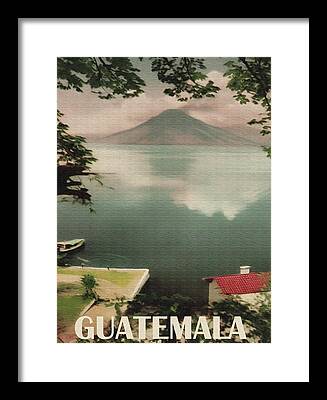 Lake Atitlan Framed Prints