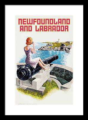 Newfoundland And Labrador Framed Prints