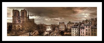 Notre Dame Cathedral Framed Prints