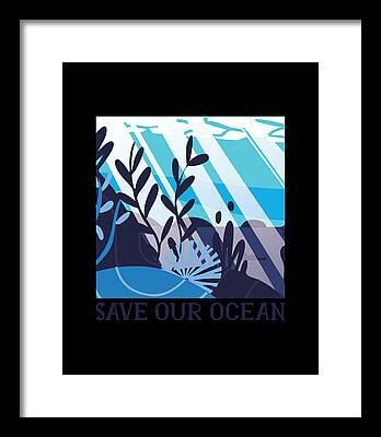 Save Our Planet Framed Prints