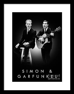 Simon And Garfunkel Framed Prints