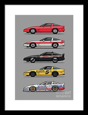 Red Trans Am Framed Prints