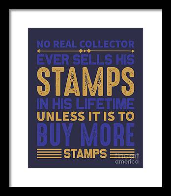Stamp Collector Framed Prints
