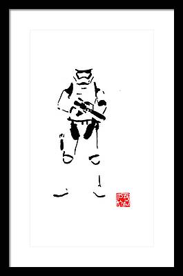 Storm Trooper Framed Prints