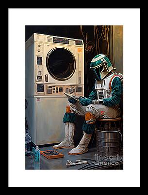 Washing Clothes Framed Prints