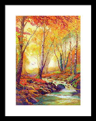 New Hampshire Fall Foliage Framed Prints