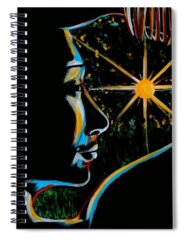 Abstract Landscape Spiral Notebooks