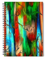 Colorful Landscape Spiral Notebooks