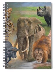 Rhinocerus Spiral Notebooks