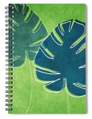 Tropical Leaves Spiral Notebooks