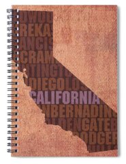 California Redwood Spiral Notebooks