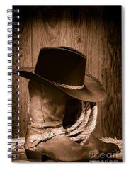 Old Boot Spiral Notebooks