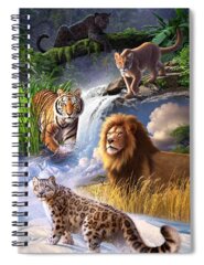 Mountain Lion Spiral Notebooks