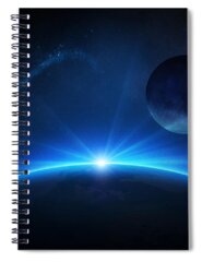 Moon Beams Spiral Notebooks