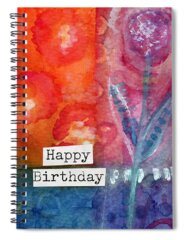 Happy Birthday Spiral Notebooks