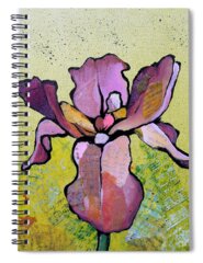 Yellow Iris Spiral Notebooks