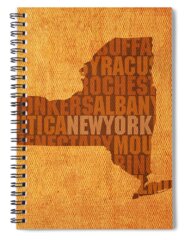 New York City Map Spiral Notebooks