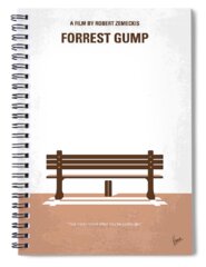 Forrest Gump Spiral Notebooks