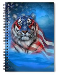 Forth Of July Spiral Notebooks