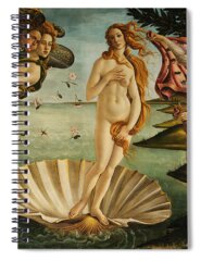 Birth Of Venus Spiral Notebooks