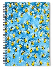 Bee Spiral Notebooks