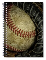 Baseball Gloves Spiral Notebooks